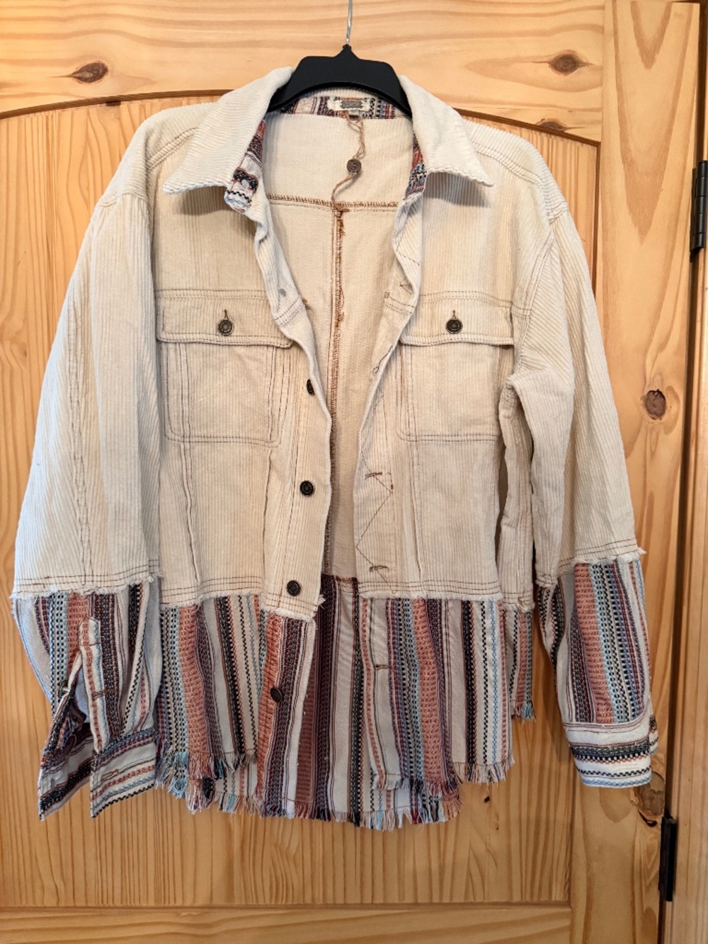 gimmicks by BKE Corduroy shacket NWOT